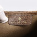 GUCCI GG Supreme Web Sherry Line Tote Bag Beige Gold 39 02003 Auth ep15903-17