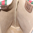 GUCCI GG Supreme Web Sherry Line Tote Bag Beige Gold 39 02003 Auth ep15903-19