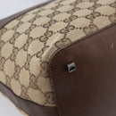 GUCCI GG Canvas Shoulder Bag Beige Silver 001 4299 Auth ep15906-18