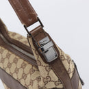 GUCCI GG Canvas Shoulder Bag Beige Silver 001 4299 Auth ep15906-21