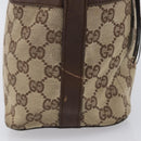GUCCI GG Canvas Shoulder Bag Beige Silver 001 4299 Auth ep15906-5