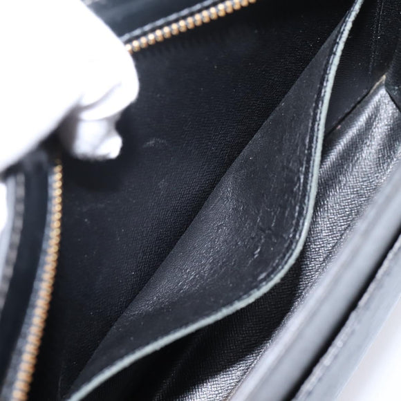 LOUIS VUITTON Epi Pochette Homme Clutch Bag Black M52522 LV Auth ep15907
