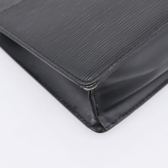 LOUIS VUITTON Epi Pochette Homme Clutch Bag Black M52522 LV Auth ep15907