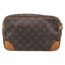LOUIS VUITTON Monogram Compiegne 28 Clutch Bag M51845 LV Auth ep15910-2
