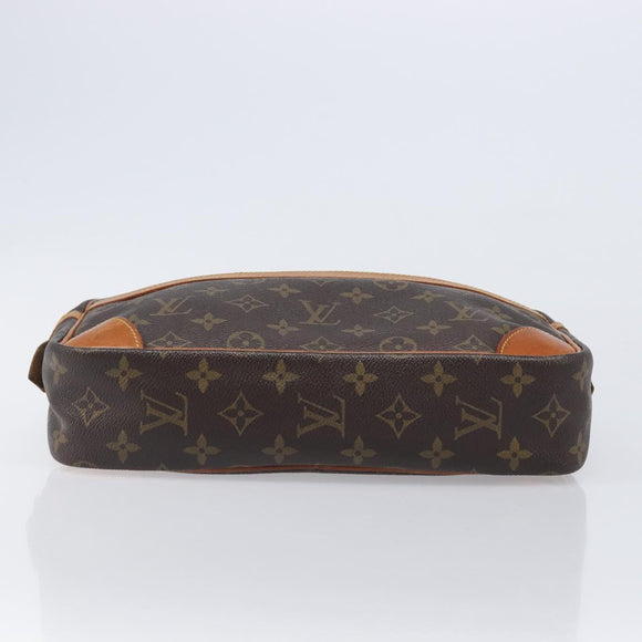 LOUIS VUITTON Monogram Compiegne 28 Clutch Bag M51845 LV Auth ep15910
