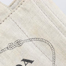 PRADA Canapa PM Hand Bag Canvas Gray Gold Auth ep15913-20