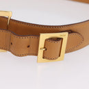 CELINE Macadam Canvas Shoulder Bag PVC Leather Brown Gold Auth ep15915-10