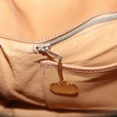CELINE Macadam Canvas Shoulder Bag PVC Leather Brown Gold Auth ep15915-23
