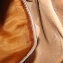 CELINE Macadam Canvas Shoulder Bag PVC Leather Brown Gold Auth ep15915-25