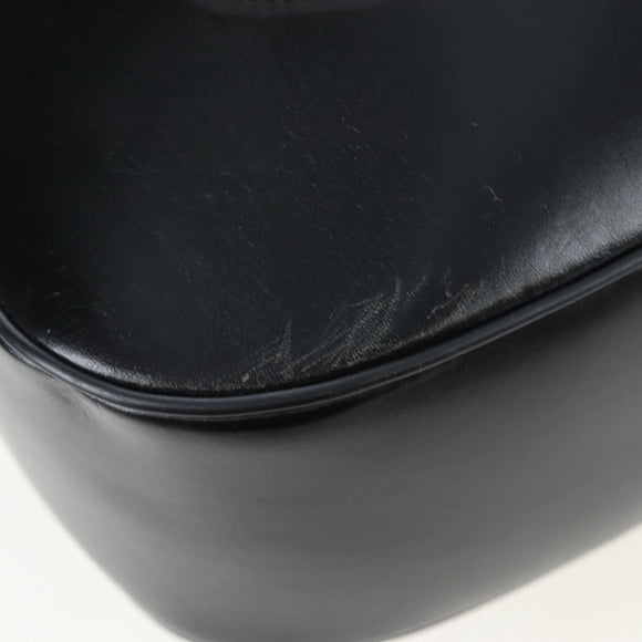 GUCCI Jackie Shoulder Bag Nylon Black Silver 019 0337 Auth ep15917A