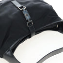 GUCCI Jackie Shoulder Bag Nylon Black Silver 019 0337 Auth ep15917A-6