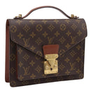 LOUIS VUITTON Monogram Monceau26 Hand Bag M51187 LV Auth ep15920-1