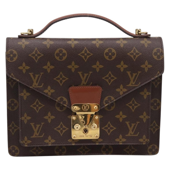 LOUIS VUITTON Monogram Monceau26 Hand Bag M51187 LV Auth ep15920