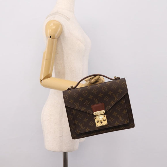 LOUIS VUITTON Monogram Monceau26 Hand Bag M51187 LV Auth ep15920