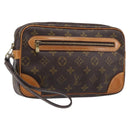 LOUIS VUITTON Monogram Marly Dragonne GM Clutch Bag M51825 LV Auth ep15922-1