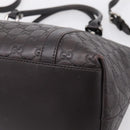 GUCCI GG Canvas Guccissima Bag Leather 2way Outlet Brown 341503 Auth ep15925-9