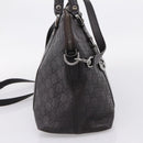 GUCCI GG Canvas Guccissima Bag Leather 2way Outlet Brown 341503 Auth ep15925-3