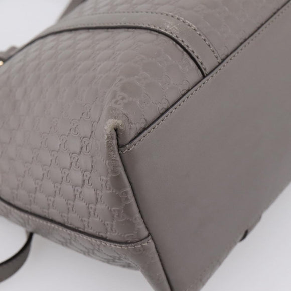 GUCCI Micro GG Canvas Guccissima Bag Leather 2way Outlet 449656 Auth ep15926