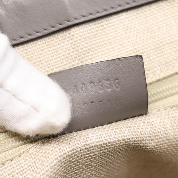 GUCCI Micro GG Canvas Guccissima Bag Leather 2way Outlet 449656 Auth ep15926