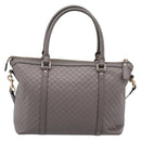 GUCCI Micro GG Canvas Guccissima Bag Leather 2way Outlet 449656 Auth ep15926-2