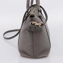 GUCCI Micro GG Canvas Guccissima Bag Leather 2way Outlet 449656 Auth ep15926-3