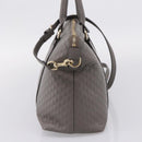 GUCCI Micro GG Canvas Guccissima Bag Leather 2way Outlet 449656 Auth ep15926-4