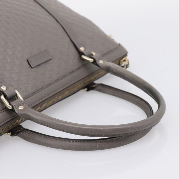 GUCCI Micro GG Canvas Guccissima Bag Leather 2way Outlet 449656 Auth ep15926