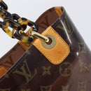 LOUIS VUITTON Monogram Vinyl Cabas Amble PM Bag Brown M92502 LV Auth ep15927-17