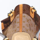 LOUIS VUITTON Monogram Vinyl Cabas Amble PM Bag Brown M92502 LV Auth ep15927-19