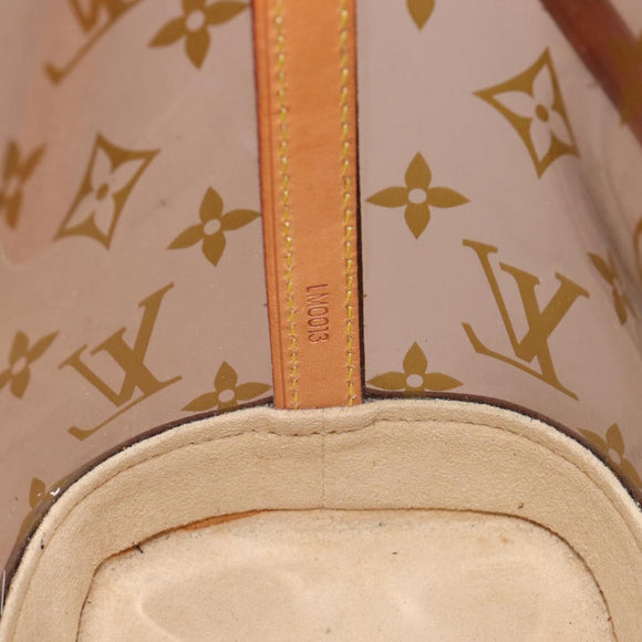 LOUIS VUITTON Monogram Vinyl Cabas Amble PM Bag Brown M92502 LV Auth ep15927