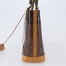LOUIS VUITTON Monogram Vinyl Cabas Amble PM Bag Brown M92502 LV Auth ep15927-3