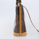 LOUIS VUITTON Monogram Vinyl Cabas Amble PM Bag Brown M92502 LV Auth ep15927-4
