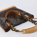 LOUIS VUITTON Monogram Vinyl Cabas Amble PM Bag Brown M92502 LV Auth ep15927-6