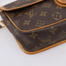 LOUIS VUITTON Monogram Gibeciere PM Shoulder Bag M42248 LV Auth ep15931A-15
