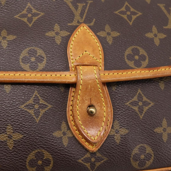 LOUIS VUITTON Monogram Gibeciere PM Shoulder Bag M42248 LV Auth ep15931A