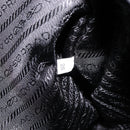 PRADA Shoulder Bag Patent leather Green Silver Auth ep15935A-12