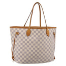 LOUIS VUITTON Damier Azur Neverfull MM Tote Bag N41605 LV Auth ep15937-1