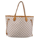 LOUIS VUITTON Damier Azur Neverfull MM Tote Bag N41605 LV Auth ep15937-13