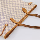 LOUIS VUITTON Damier Azur Neverfull MM Tote Bag N41605 LV Auth ep15937-6