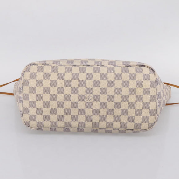 LOUIS VUITTON Damier Azur Neverfull MM Tote Bag N41605 LV Auth ep15937