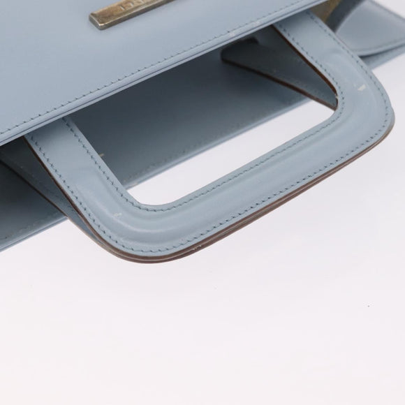 GUCCI Shoulder Bag Vinyl Light Blue Clear 001 2058 1772 5 Auth ep15938