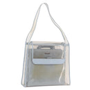 GUCCI Shoulder Bag Vinyl Light Blue Clear 001 2058 1772 5 Auth ep15938-1