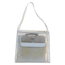 GUCCI Shoulder Bag Vinyl Light Blue Clear 001 2058 1772 5 Auth ep15938-2