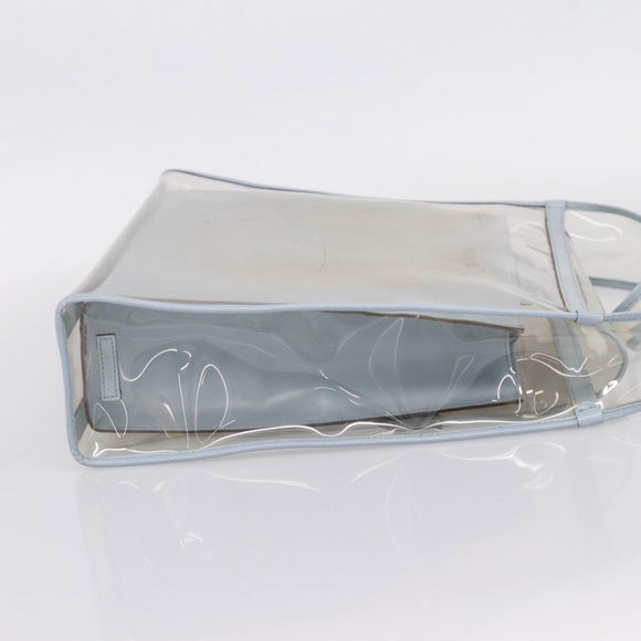 GUCCI Shoulder Bag Vinyl Light Blue Clear 001 2058 1772 5 Auth ep15938
