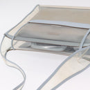 GUCCI Shoulder Bag Vinyl Light Blue Clear 001 2058 1772 5 Auth ep15938-6