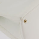 GUCCI Hand Bag Patent leather White Gold 000 2404 0503 Auth ep15939-11