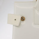GUCCI Hand Bag Patent leather White Gold 000 2404 0503 Auth ep15939-15