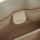 GUCCI Hand Bag Patent leather White Gold 000 2404 0503 Auth ep15939-18