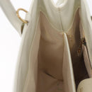 GUCCI Hand Bag Patent leather White Gold 000 2404 0503 Auth ep15939-21
