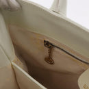 GUCCI Hand Bag Patent leather White Gold 000 2404 0503 Auth ep15939-25